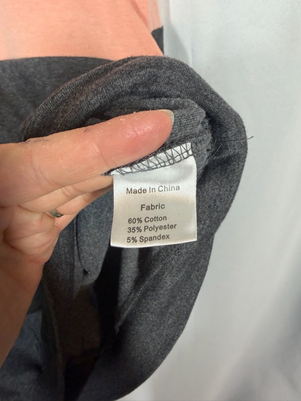 Bearsland | Nursing Hidden Zippers Hoodie Pink Gray Women's Size Large - Picture 12 of 15